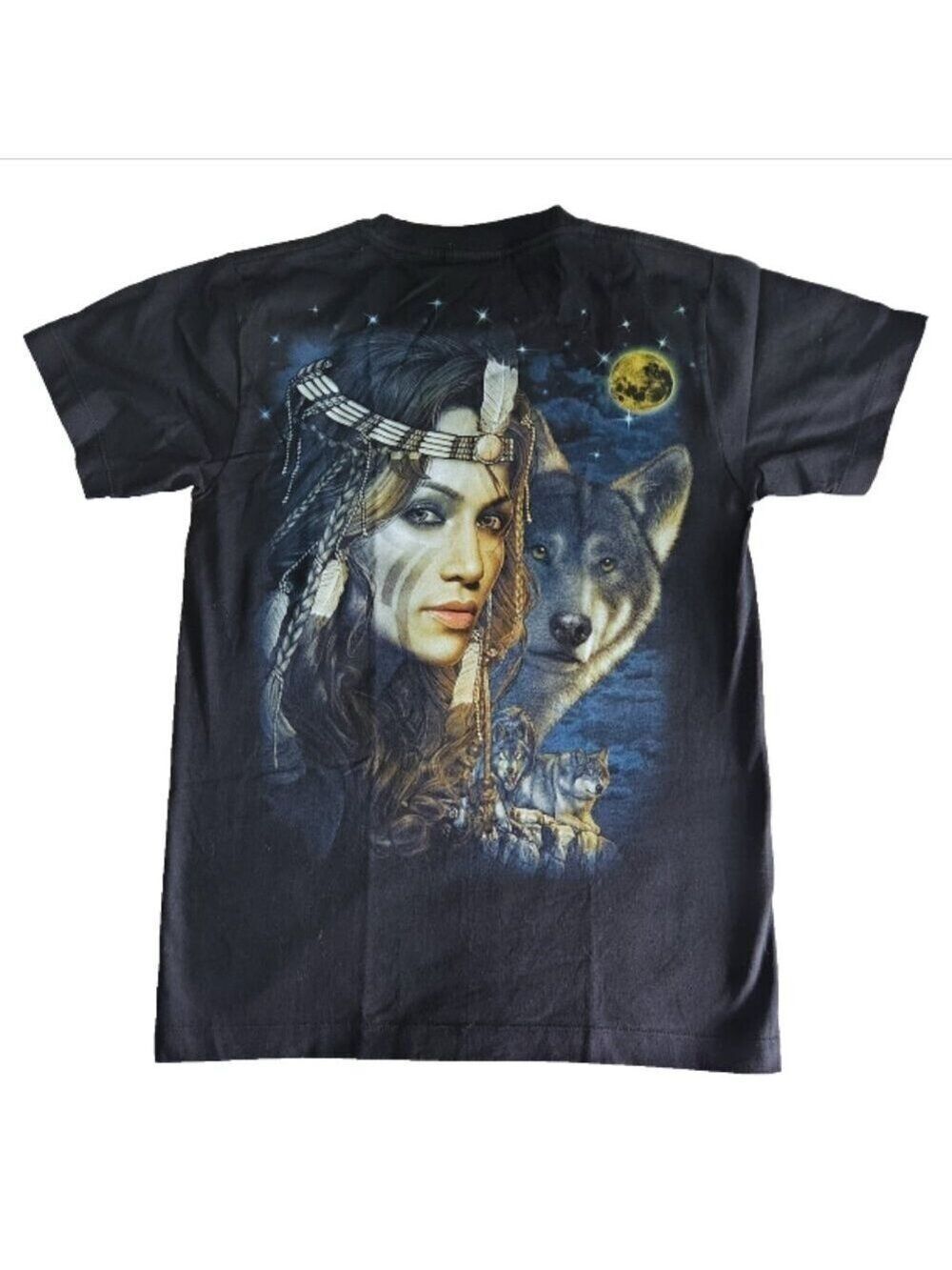 Jay's Rock T-shirt Size Small Unisex Glow in the Dark Wolf Motif Large Graphic - Picture 2 of 6